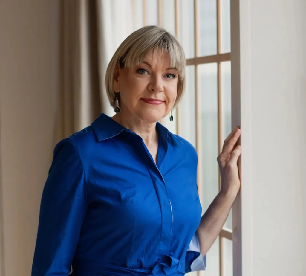 Kaire Saadi, Estraveli tegevjuht, annab tagasisidet AI-koolituse kohta.